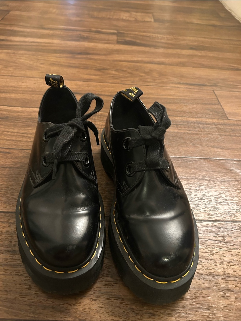 Dr. Marten’s HOLLY Women's Leather Platform Shoes